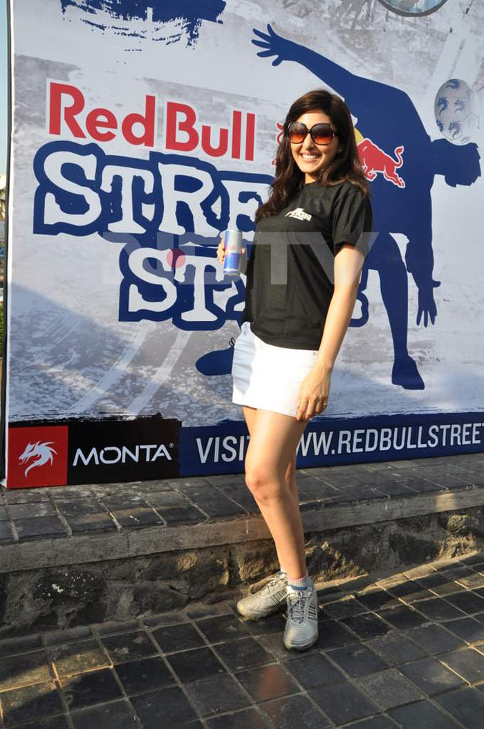 Pooja Chopra at Red Bull Free Style event