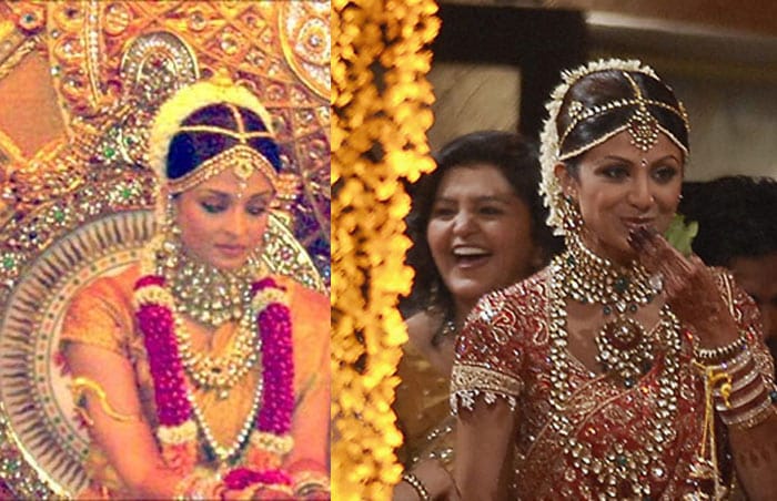 Similarities or no similarities, both the brides looked their best.