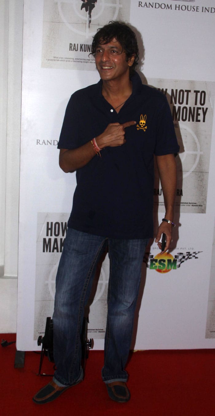 Bollywood actor Chunkey Pandey seemed to be in the mood for some fun.