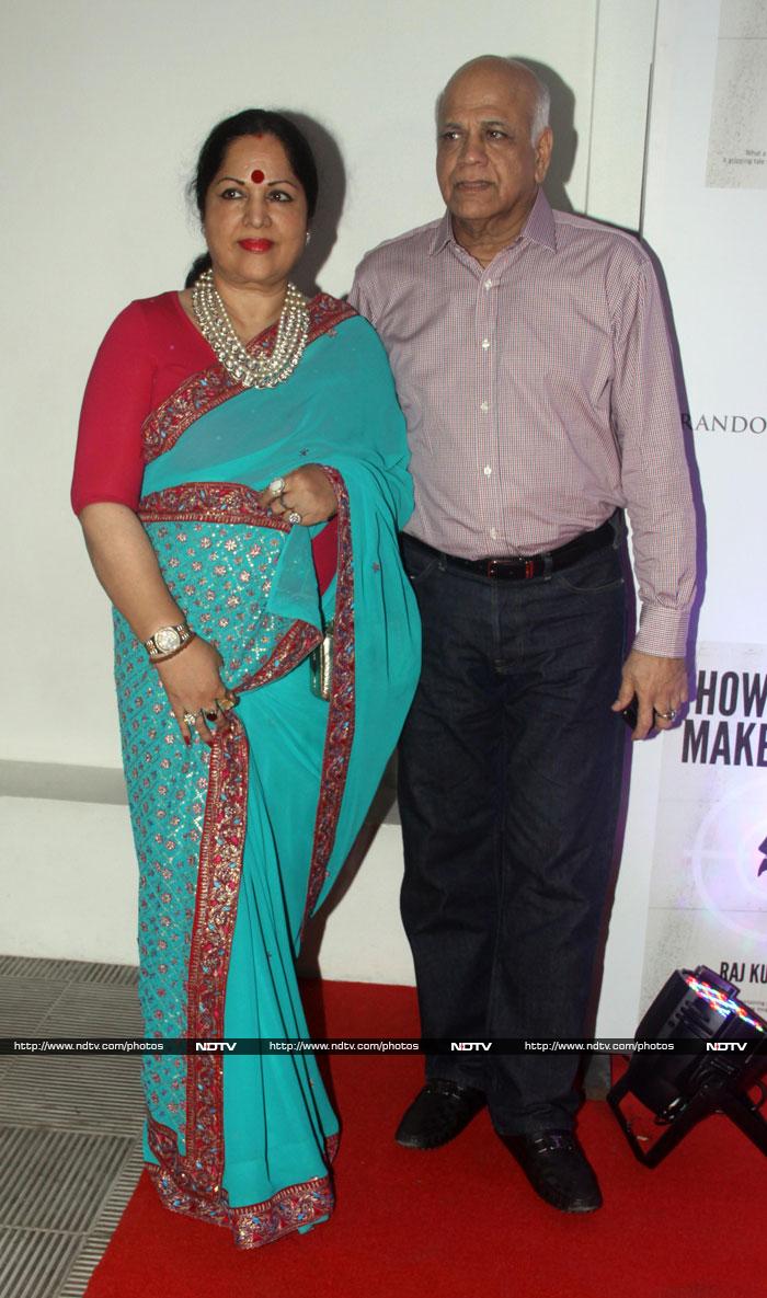 Shilpa Shetty's parents Sunanda and Surendra Shetty also attended the party.