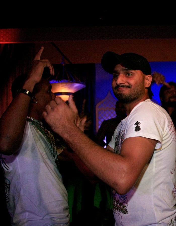 Harbhajan Singh (Mumbai Indians) at the IPL Nights after party following the 2010 DLF Indian Premier League T20 group stage match between the Rajasthan Royals and Mumbai Indians at the IT Rajputana on April 11, 2010 in Jaipur, India. (Photo: IPL2010/Getty Images)