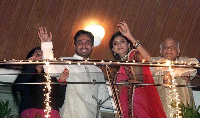 According to reports Raj had popped up the question to Shilpa this Diwali. The only person missing from the engagement was her little sister Shamita Shetty, who is currently in the <em>Bigg Boss</em> house.(Photo: AP)