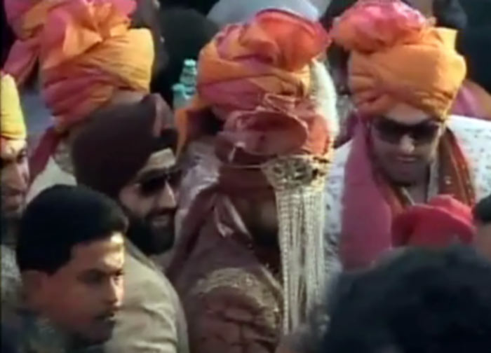 Shilpa\'s wedding: The baarat arrives