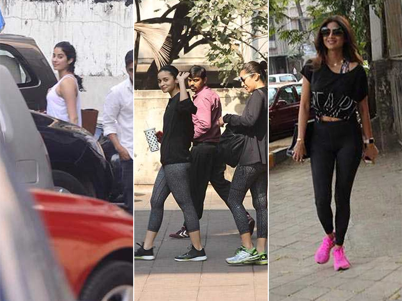 Shilpa Shetty, Janhvi Kapoor, Alia Bhatt Are Gym Enthusiasts