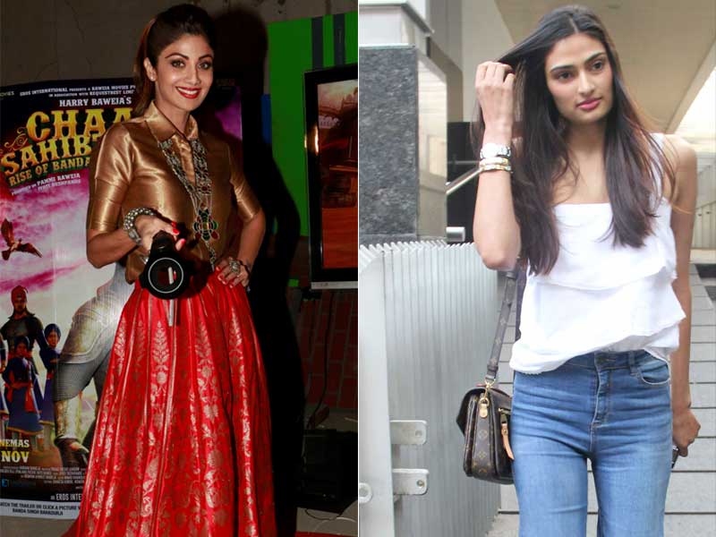 Shilpa Shetty, Athiya Shetty Make A Style Statement