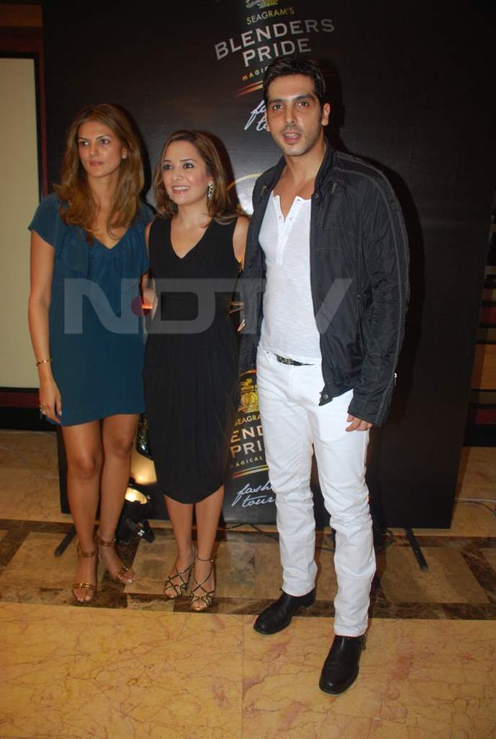 Nandita Mahtani, Mallika and Zayed Khan together at the event.