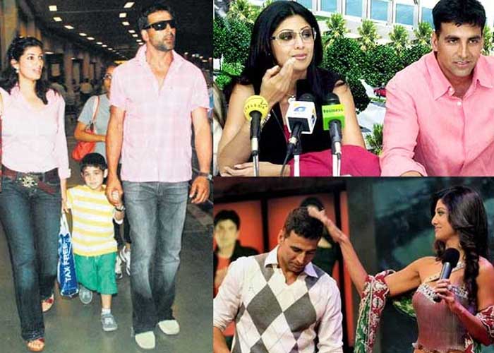 Dimple's elder daughter Twinkle quit a brief Bollywood career after marrying actor Akshay Kumar who was Shilpa's ex-boyfriend.<br><br>Akshay and Shilpa later put their past behind them for a business partnership. Shilpa, along with her husband Raj Kundra, co-owns India's first celebrity teleshopping channel with Akshay.