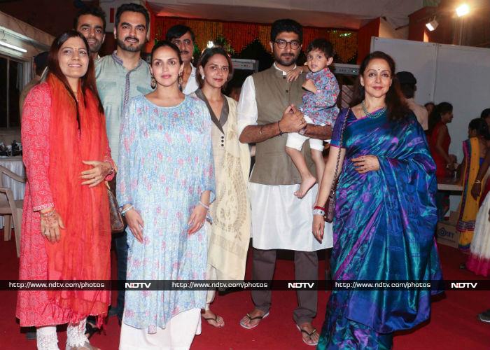 Shilpa Shetty, Esha Deol, Hema Malini Celebrate Janmashtami