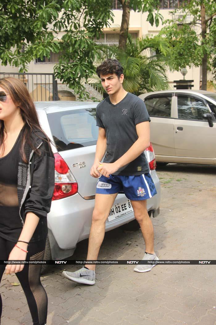 Sara's brother Ibrahim Ali Khan followed his sister.