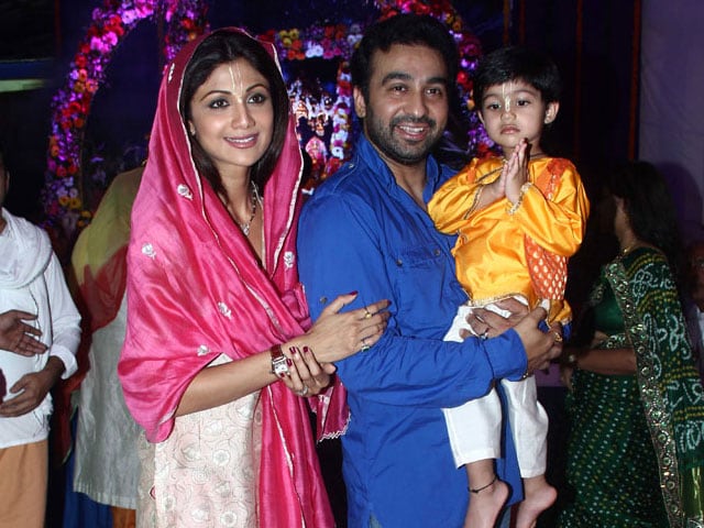 Photo : Shilpa, Raj and Their Little Govinda Celebrate Janmashtami