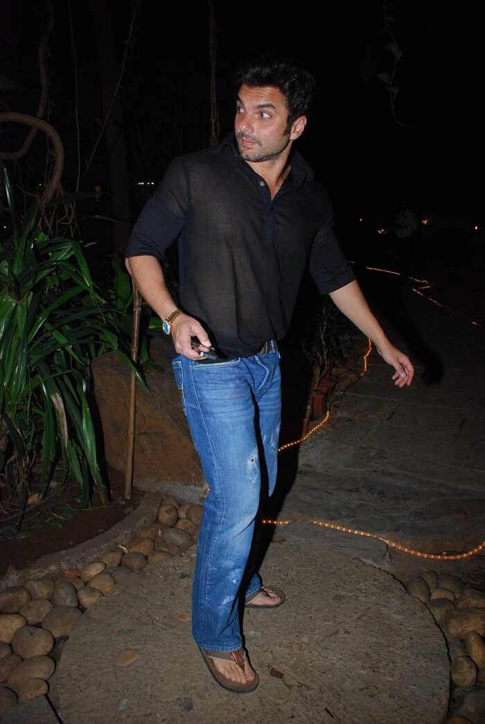 Actor Sohail Khan at Shreyas's birthday bash. (Photo: IANS)