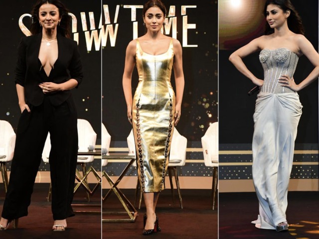 Shriya Saran, Mouni Roy And Mahima Makwana Lit Up <i>Showtime</i> Trailer Launch