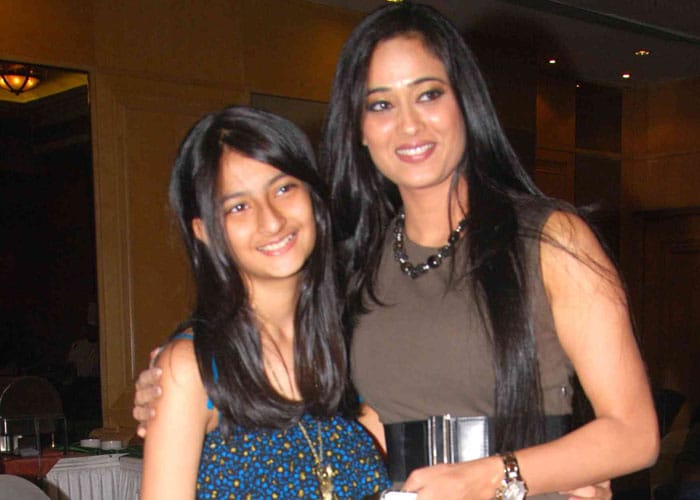 Mommy's little girl: Shweta Tiwari with her daughter Palak.