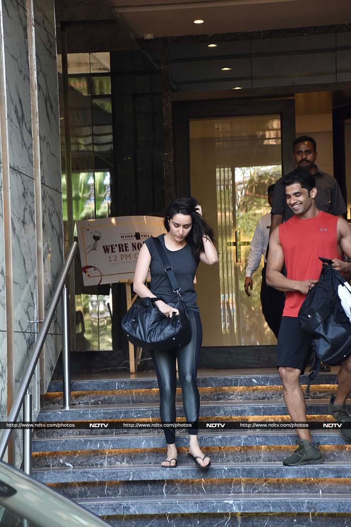 Shraddha Kapoor kept her date with the gym.