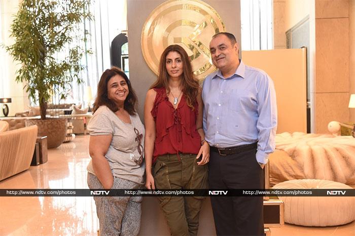 Gauri also had other guests joining Shweta - Kaajal Anand and businessman Arvind Dubash.
