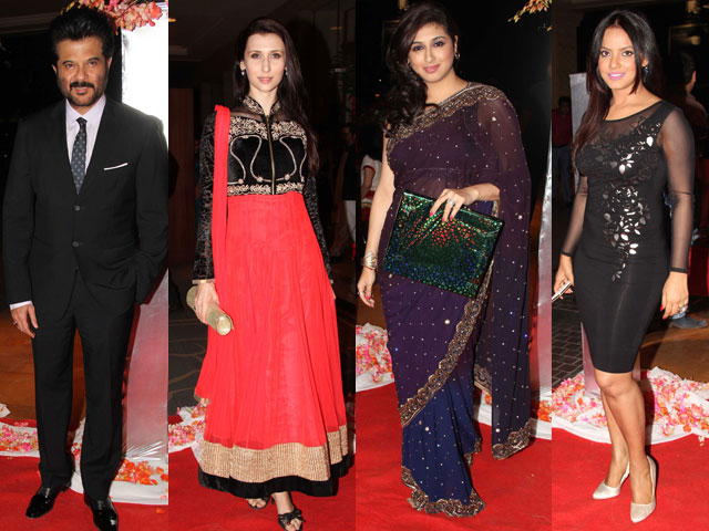 Wedding season: glamorous stars at TV actor's reception