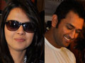 Spotted: Mr and Mrs Dhoni
