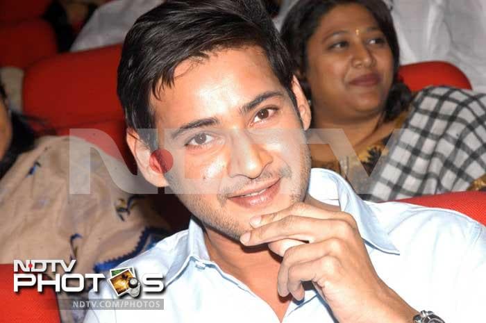 Mahesh Babu pays attention.