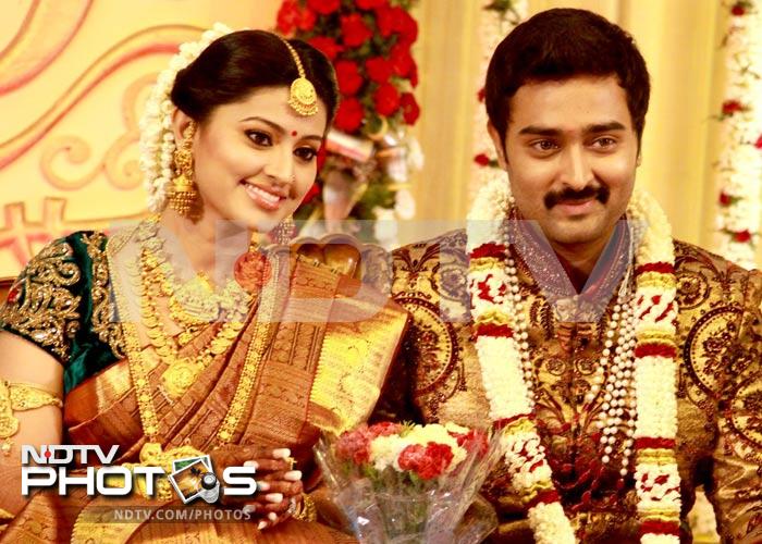 Just married: Sneha and Prasanna