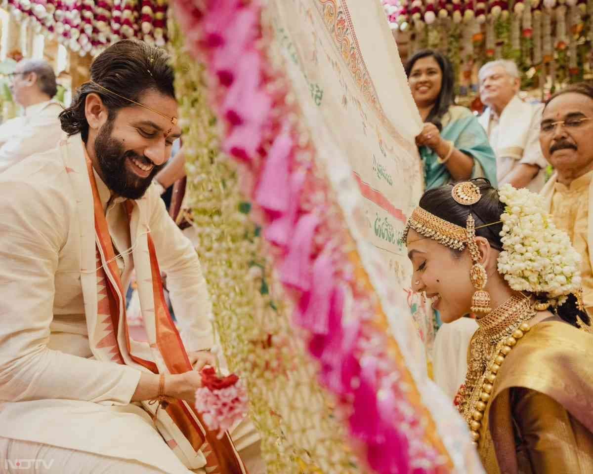 Sobhita and Naga Chaitanya embraced all wedding rituals, with gusto . (Image Courtesy: X)