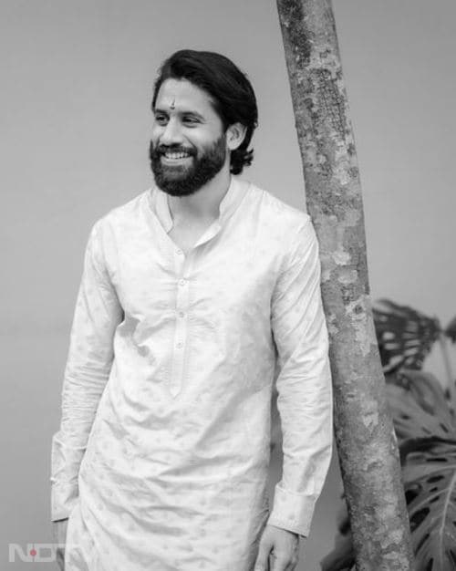 Naga Chaitanya was all smiles. (Image Courtesy: Instagram)