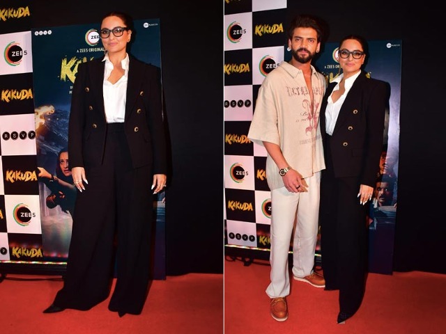 Sonakshi Sinha And Zaheer Iqbal Lit Up <i>Kakuda</i> Screening