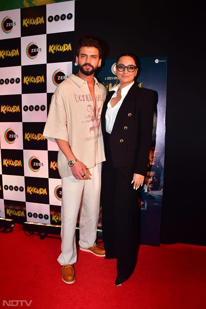 Sonakshi Sinha And Zaheer Iqbal Lit Up <i>Kakuda</i> Screening