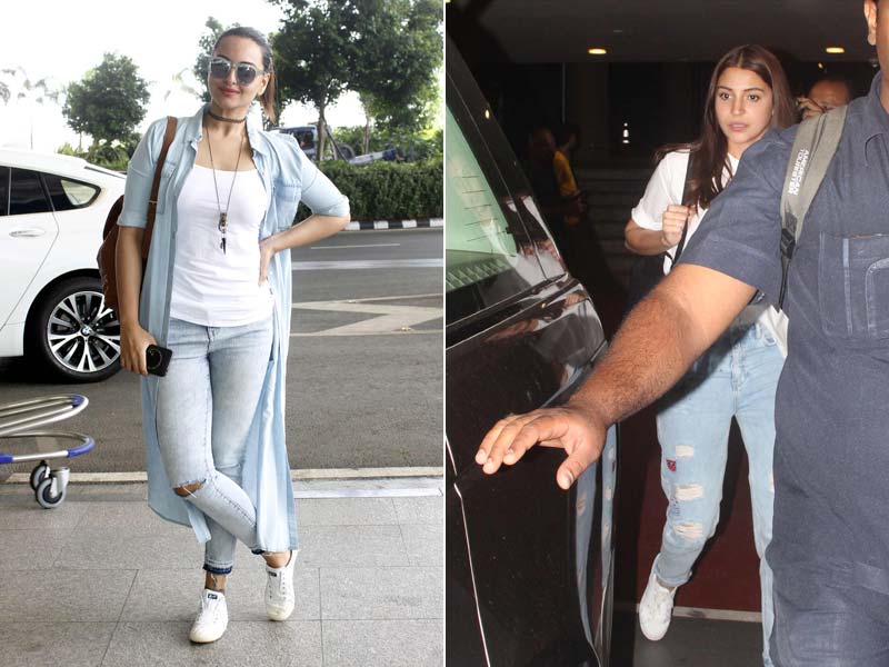 एयरपोर्ट पर सोनाक्षी, अनुष्का और मल्लिका का जलवा... एयरपोर्ट पर सोनाक्षी, अनुष्का और मल्लिका का जलवा...