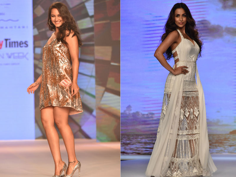 Photo : Sonakshi And Malaika's Fashion Game Of Fire And Ice