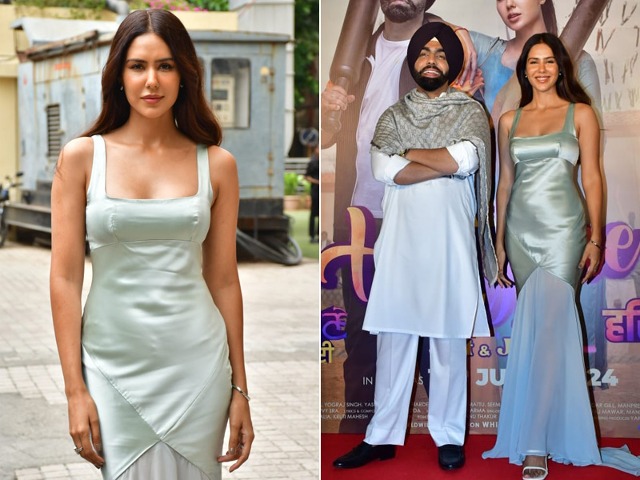 Sonam Bajwa And Ammy Virk Were On Promotional Duty