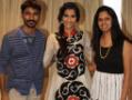 Khachack! Meghana gets her photo taken with Sonam, Dhanush