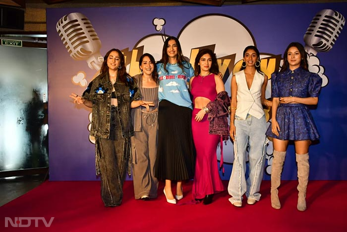 Sonam Joins Bhumi, Shehnaaz, Kusha And Others For Thank You For Coming Promotions