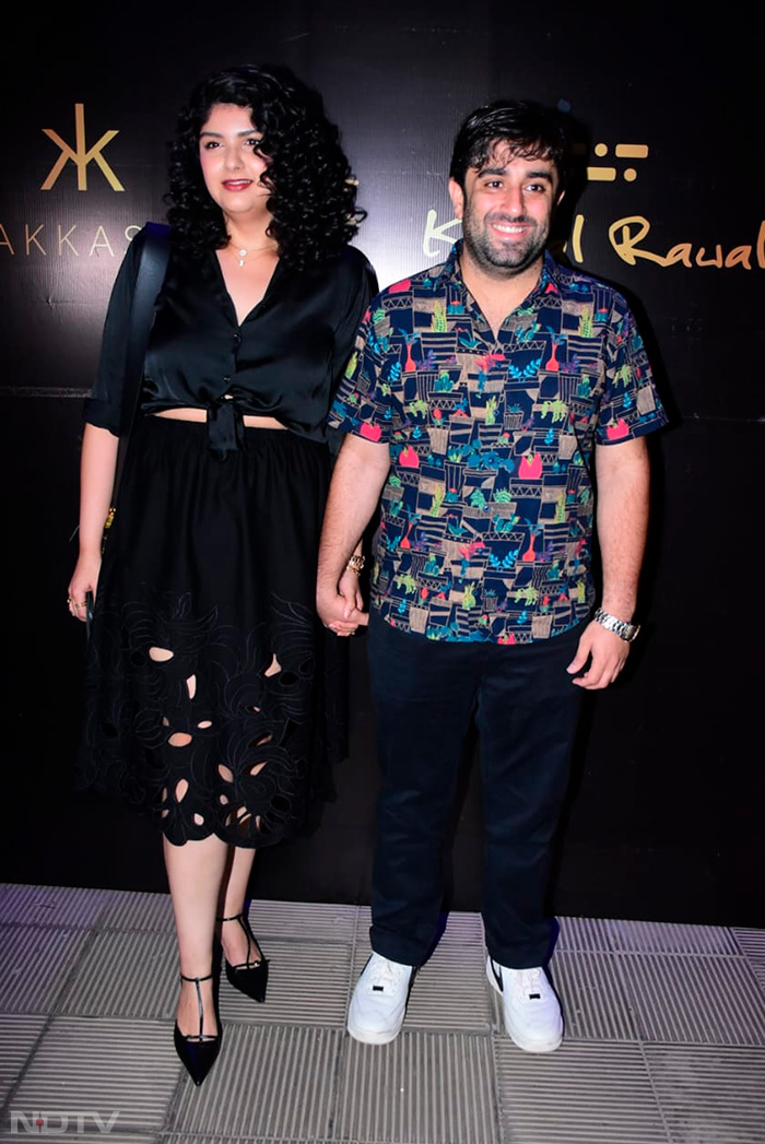 Anshula Kapoor turned up with boyfriend Rohan Thakkar. (Image Courtesy: Varinder Chawla)