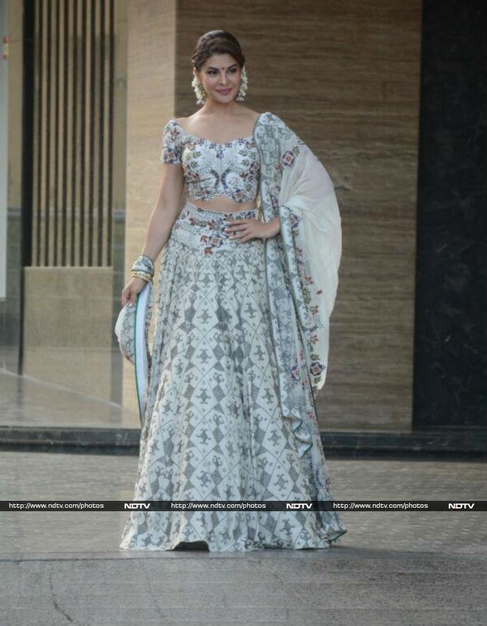 Jacqueline Fernandez can look cute even in a <I>lehenga</i>.