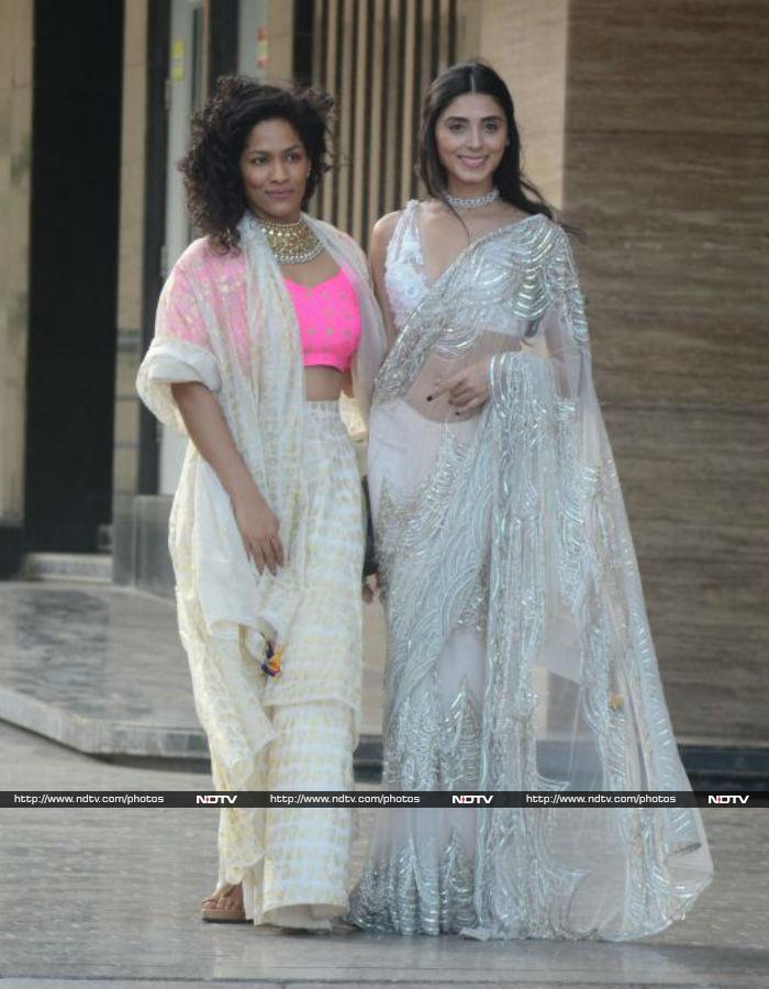 Designers Masaba Gupta and Pernia Qureshi also arrived in time.