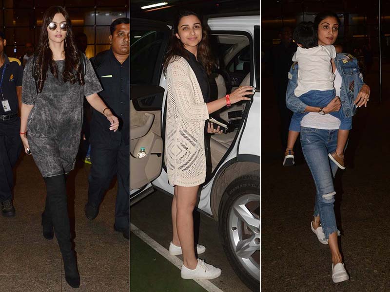 Photo : Sonam, Parineeti, Shilpa Tell Us How To Fly In Style