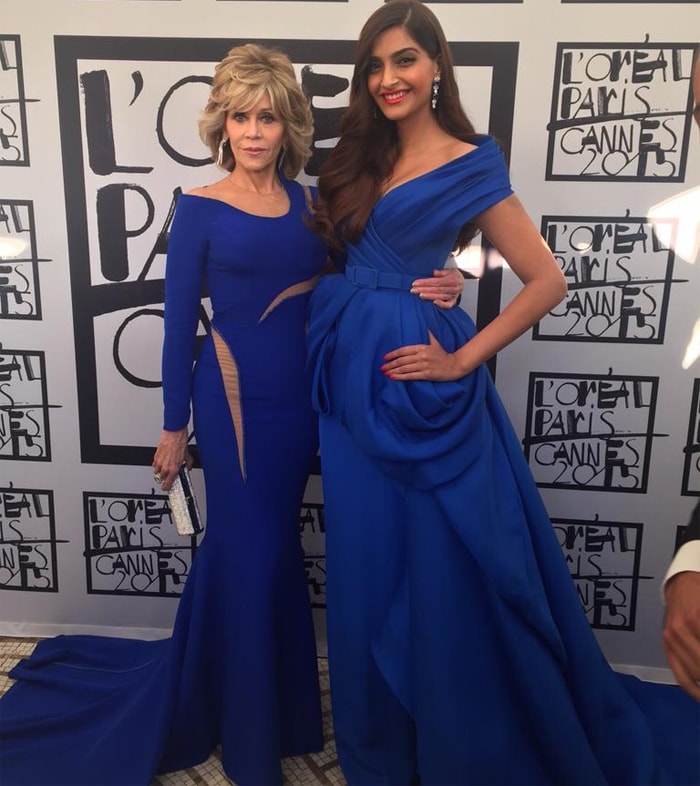 Cannes 2015: Sonam Kapoor Stunning Shades of Blue
