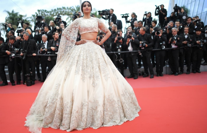 Sonam Kapoor Makes A Royal Fashion Statement On Cannes Red Carpet