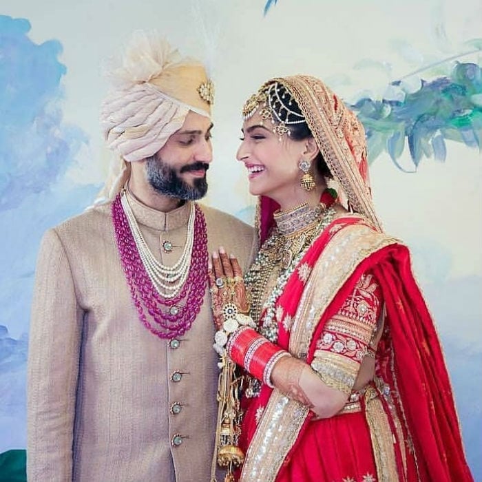 5 Pics Of Sonam And Anand From Inside Their Wedding