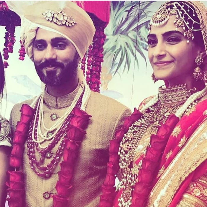 5 Pics Of Sonam And Anand From Inside Their Wedding