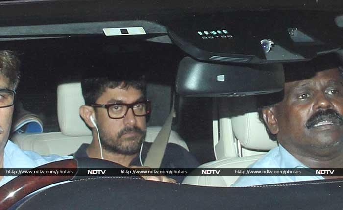 Actor Aamir Khan, who paid a visit to one of his relatives in Mumbai, was photographed on June 12.