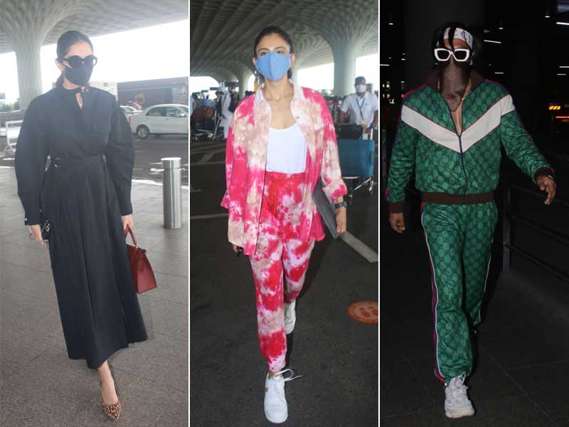 Star Studded Airport With Sonam, Rakul, Ranveer And Others