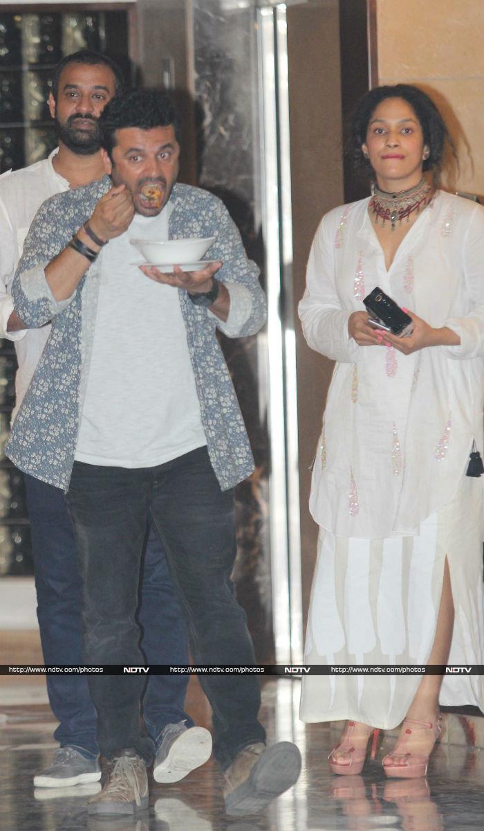 Phantom co-owners Vikas Bahl and Madhu Mantena along with Masaba Gupta were also seen.