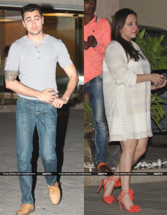 Bollywood couple Imran Khan and Avantika also partied with the actress.