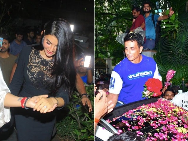 Photo : Sonu Sood's 50th Birthday Bash: Cake Cutting With Fans In The Day, Party With Friends At Night