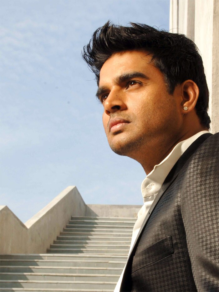 <b>Madhavan</b>: R. Madhavan has acted in Indian films from seven languages, predominantly Tamil and Hindi. Unlike other prominent actors in India, Madhavan began to appear in films after marriage, at the age of twenty-nine, and his career has seen performances in diverse roles. He has received several Filmfare Awards in various categories. Madhavan's first major film appearance was in 2000s romantic film, <i>Alaipayuthey</i>, in which he played a husband going through the trauma of marriage. In the 2002 blockbuster <i>Kannathil Muthamittal</i>, he portrayed a father of an orphaned child alongside Simran. He then played the role of an action hero, for the first time in the successful project, <i>Run</i> (2002) and, the year after, won critical acclaim as a henchman in Mani Ratnam's film, <i>Aayutha Ezhuthu</i>. In 2007, Madhavan set up his own production company, Leukos Films, which will distribute several of his forthcoming films. In recent years, Madhavan has also appeared in Hindi films appearing in three blockbusters, <i>Rang De Basanti</i>, <i>Guru</i> and <i>3 Idiots</i> amongst other critically acclaimed films. Madhavan, a Tamilian, has taken an activist role in supporting various political and social causes. He appeared in PETA advertising, campaigning against cruelty towards animals, and has promoted vegetarianism causes.