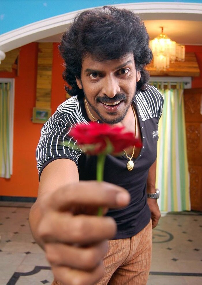 <b>Upendra</b>: Born in a middle class Brahmin family from Koteshwar near Kundapur, Upendra started his career off with film director Kashinath as a writer and an assistant director. His first directorial venture was <i>Tharle Nanmaga</i>. In the late 90s he broke into the scene with the extremely violent <i>Om</i>, which also starred actual Bangalore gangsters. He followed this up with <i>A</i>, in which he starred. <i>Upendra</i>, his next film, starred popular Bollywood actress Raveena Tandon.