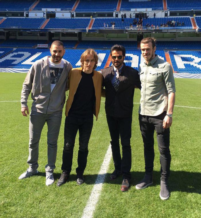 Sonakshi, Anil, Hrithik Met These Footballers in Spain. Hala Madrid!