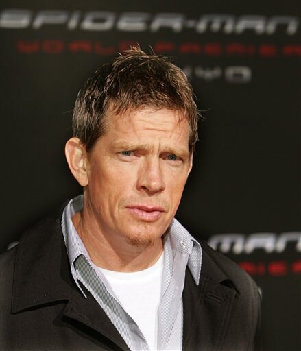 Spider-Man 3 star Thomas Haden Church arrives at the World Premiere in Tokyo.