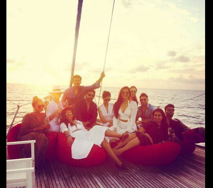 Sonam Kapoor on a Holiday With Arjun and Rhea in Maldives
